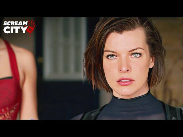 Alice and Ada Fight Umbrella's Simulation | Resident Evil: Retribution (Milla Jovovich)