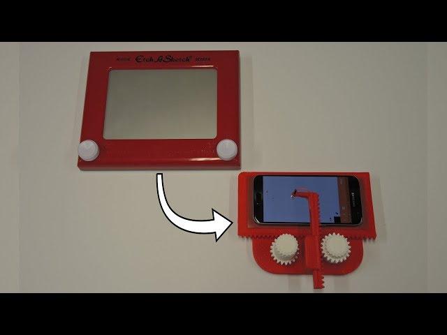 Cell Phone Etch-A-Sketch, 3D Printed | Old and New, Episode 1