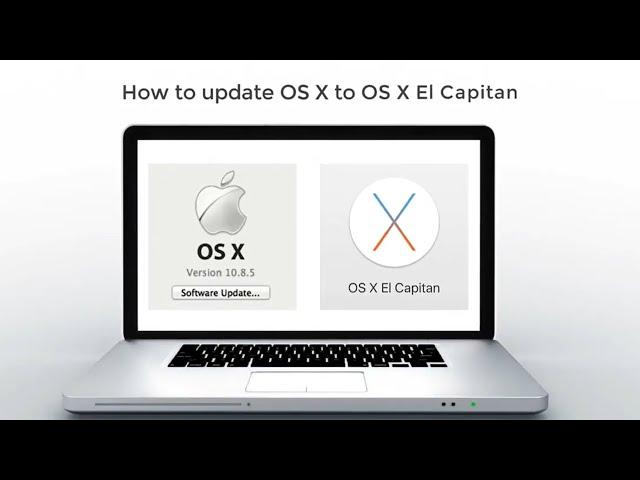 How to update OS X to OS X El Capitan 10.11