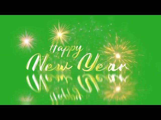 Happy New Year Green Screen