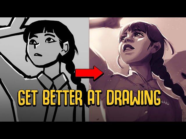 How to IMPROVE YOUR ART NOW - 4 tips for artists