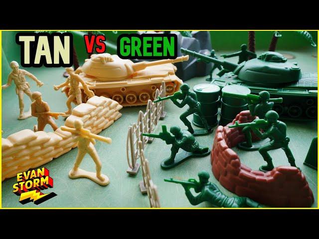 Father Son Play Plastic Army Men School Break True Heroes and Adventure Force