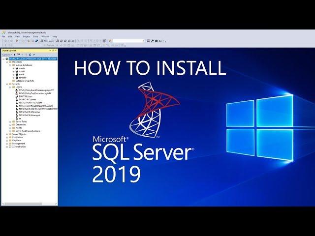 How To Install And Configure Sql Server 2019 in Windows 10 | DenRic Denise