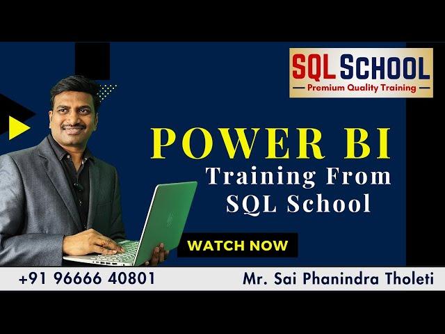 Power BI Training from SQL School I #powerbi #training