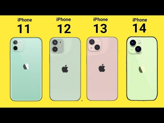 Apple iPhone 14 Vs. iPhone 13 Vs. iPhone 12 Vs. iPhone 11