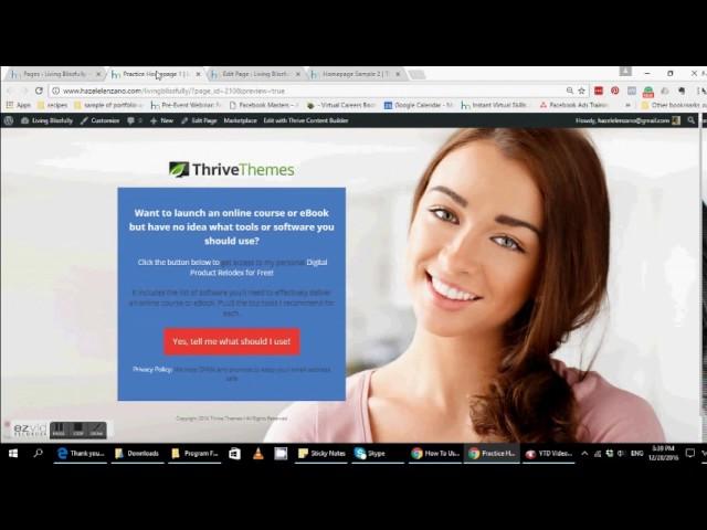 Using Thrive Themes Content Builder to Create a Homepage