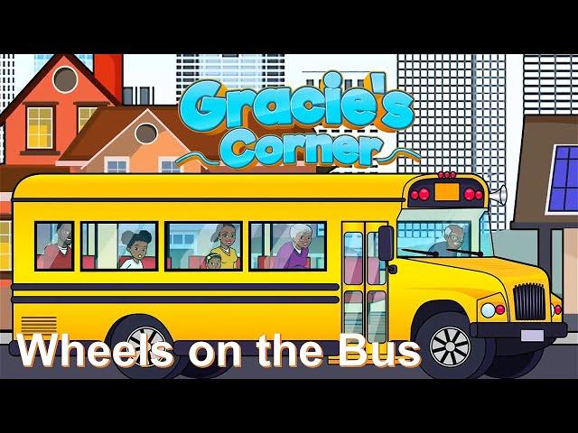 Wheels on the Bus | Gracie’s Corner | Nursery Rhymes + Kids Songs