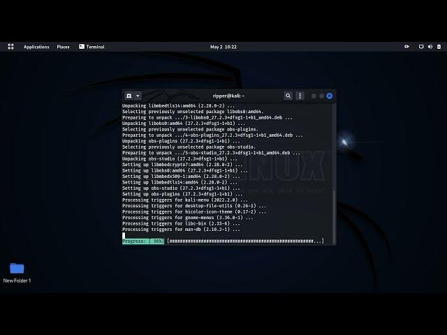 How to install OBS Studio in Kali Linux ? || Install OBS Studio 2022