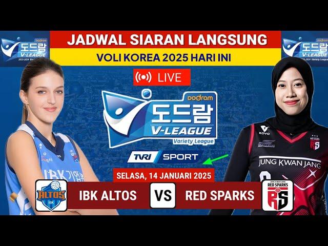 Jadwal Liga Voli Korea 2025 Hari ini: IBK Altos vs Red Sparks - Klasemen Terbaru - Megawati TopSkor