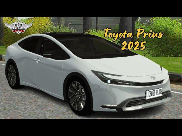 Toyota prius prime 2025  _ bus simulator Indonesia _bussid bus mod