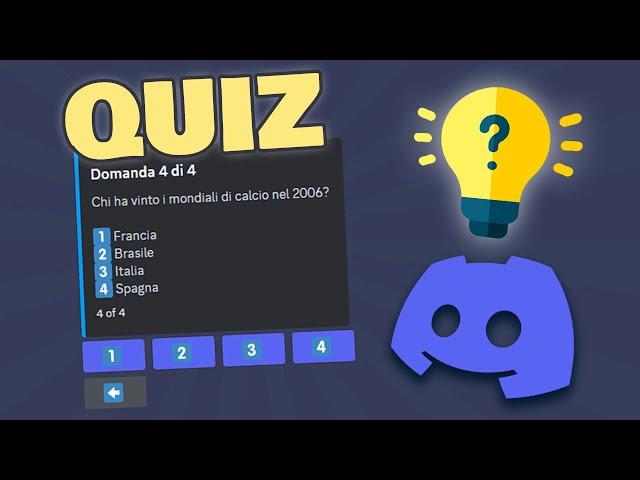 Come Creare dei QUIZ su DISCORD! 