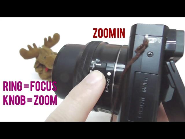 Sony A6000: How to use Lens Ring for Focus instead of Zoom (Kit Lens, SELP1650)