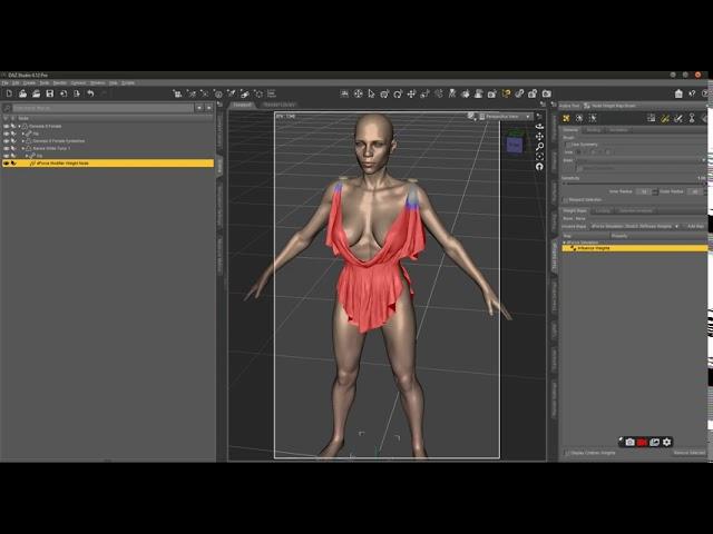 DAZ Studio - Clothing conforming + dForce support