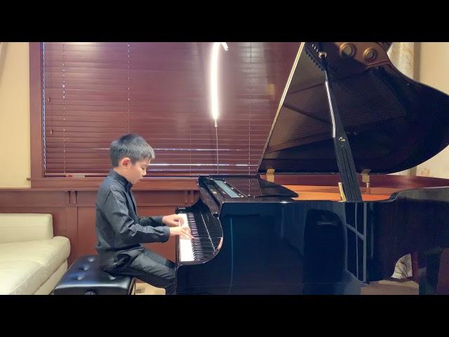 William Feng (Age 9) - Bach English Suite No. 3 in G minor BWV 808 - Prelude