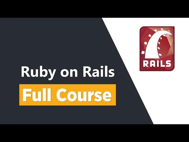 Ruby on Rails Tutorial for Beginners - Full Course