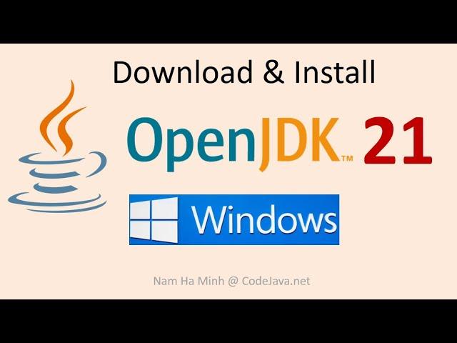 Download and Install OpenJDK 21 on Windows