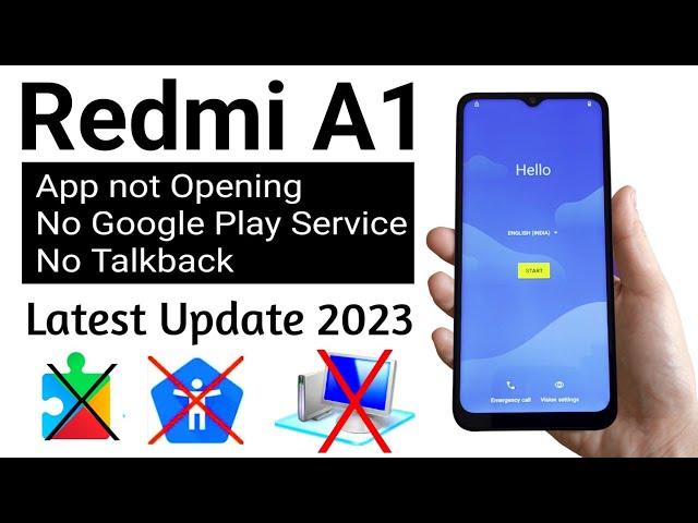 Redmi A1 (2022) FRP UNLOCK (No Talkback/No Google Play Service) - 2023 New Method (NO PC)