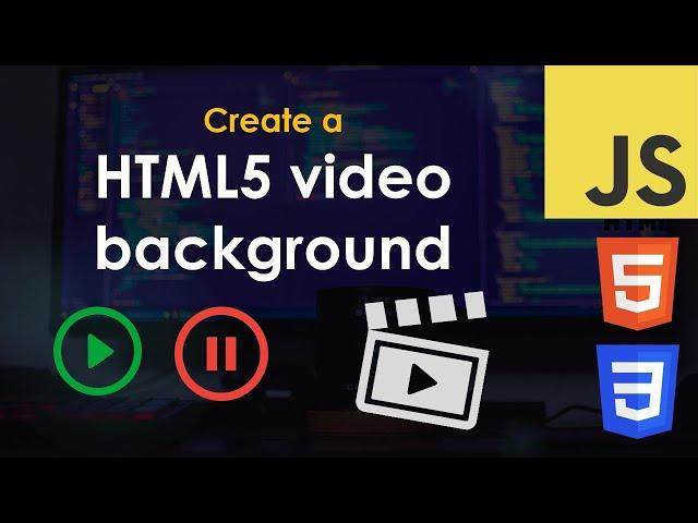 HTML5 Video Background Tutorial