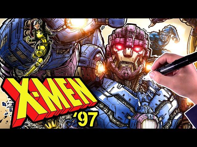 The most DETAILED DRAWING EVER of X-MEN '97? & 50 FACTS ABOUT THE SHOW!