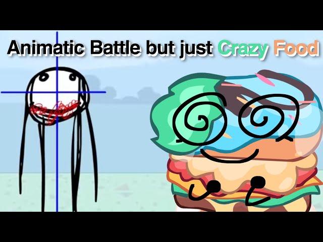 Animatic Battle 2 but only when Crazy Food is on screen