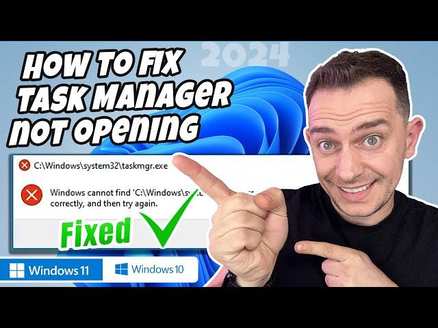 Task Manager not Opening on Windows (Easy Fix)