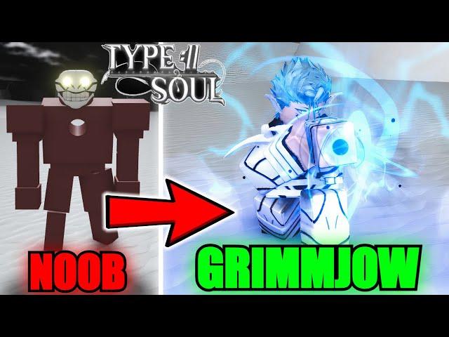 Going From Noob To FULL RESURRECCIÓN Grimmjow Jaegerjaquez In Type Soul...(Roblox)