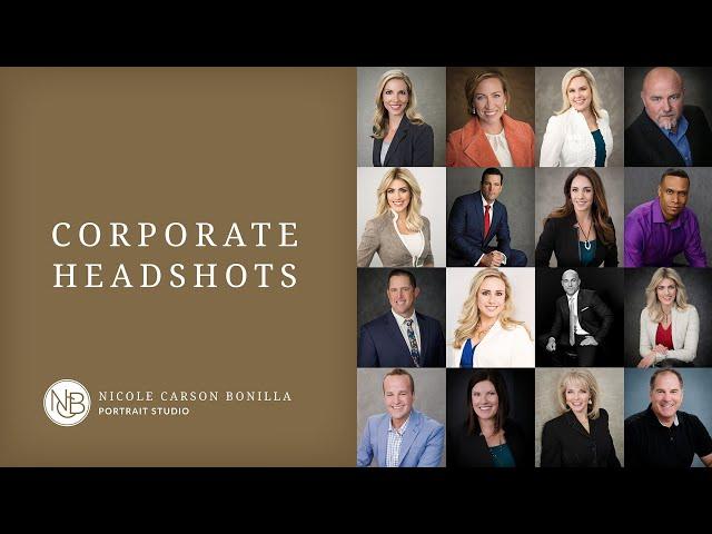 Contemporary Corporate Headshots with Nicole Carson Bonilla Portrait Studio