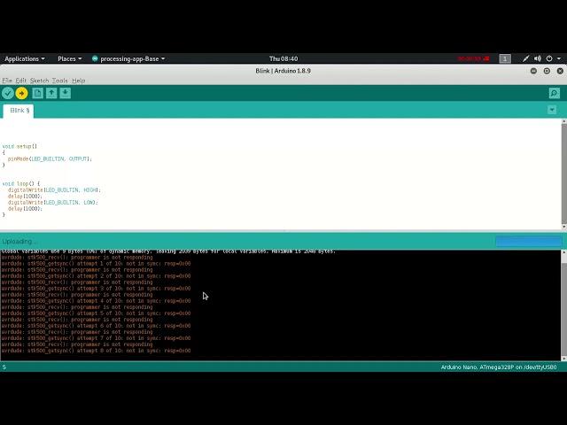 Arduino Nano Code Upload Error avrdude: stk500_getsync() attempt 1 of 10: not in sync: resp=0x00