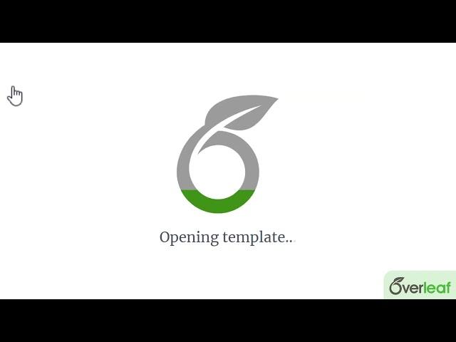 Overleaf Tips: How to use templates