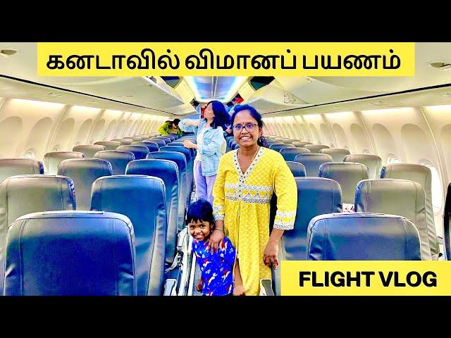 ️ Travelling from Edmonton to Toronto / Travel Vlog / Flight Vlog In Tamil