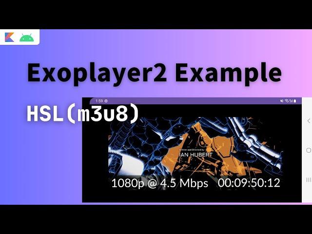 android exoplayer kotlin tutorial | android HLS stream player | android exoplayer kotlin example