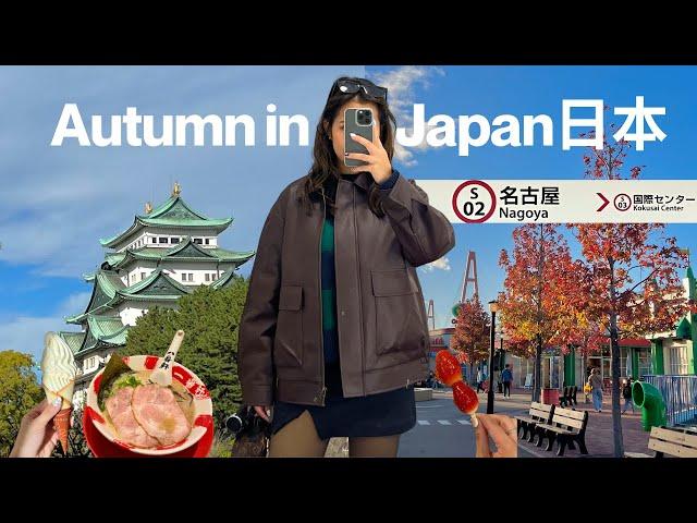 japan travel vlog  my first time in nagoya: legoland, good food, and autumn views 
