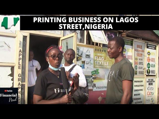 HOW PRINTING BUSINESS THRIVE ON LAGOS STREET NIGERIA / STREET FINANCE TALK SHOW/ MAKING MONEY/ QUIZ