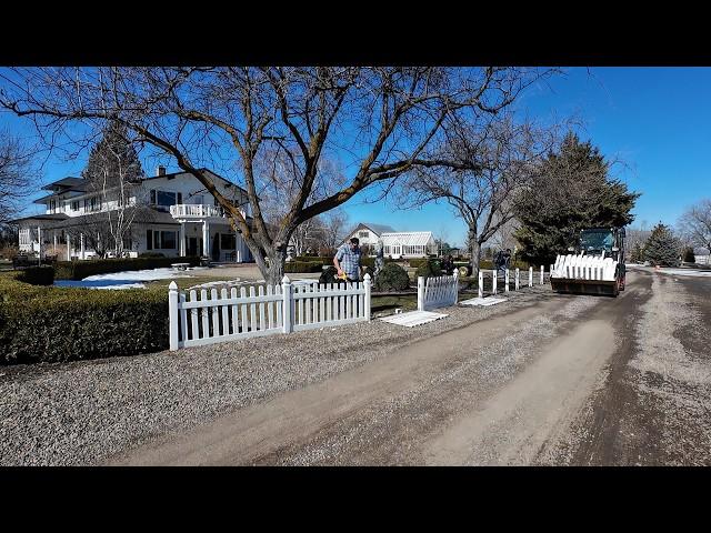 Fence Removal, Digging & Transplanting Perennials + Prepping Holes For a Tree Delivery! ️