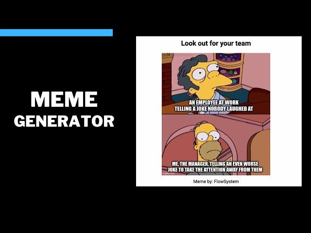 How To Create A Meme Generator Using HTML, CSS & JavaScript