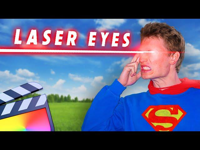 SUPERMAN Laser Eyes | Final Cut Pro X Tutorial