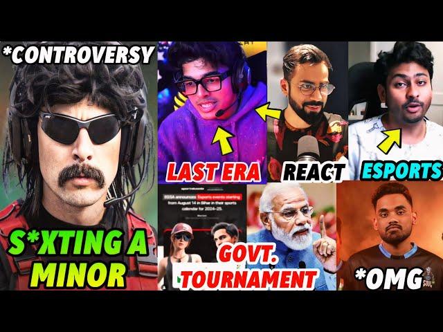 DrDisrespect Caught S*xting a Minor, Govt. Esports Tournament, BGMI Dying Slowly, IqooSoul, Scout