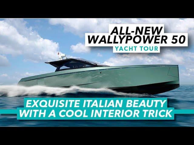 EXCLUSIVE: Italian beauty with a cool interior trick | WallyPower 50 tour | Motor Boat & Yachting