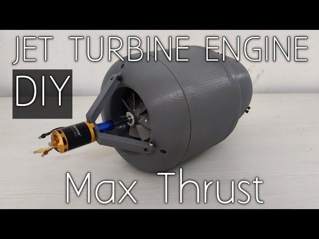 How to make a Mini Jet Engine | 3D Printed | DIY with Max Thrust