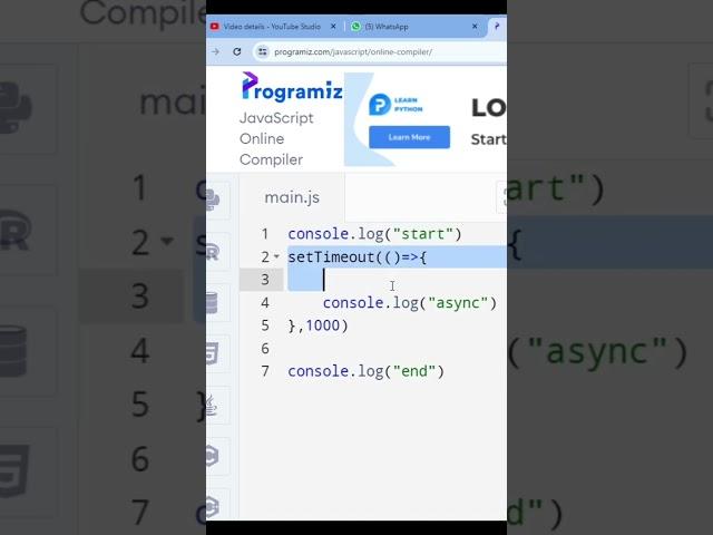 what is the output of the code? #problemsolving #javascripttutorial #javascript