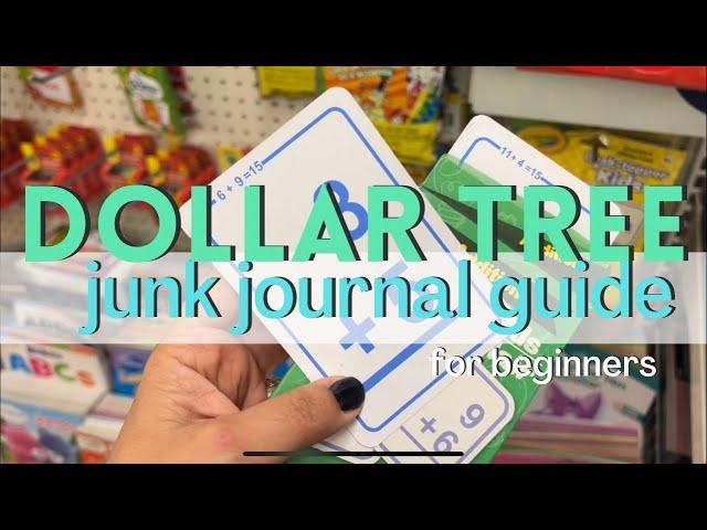 JUNK JOURNAL beginners guide from Dollar Tree / TONS of ideas