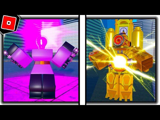 ALL NEW UPDATE with TITAN CLOCKMAN and LAMP WOMAN in ULTRA TOILET FIGHT - Roblox