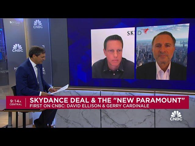 Skydance CEO David Ellison on Paramount deal