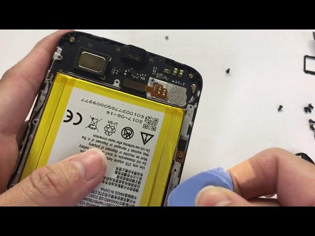 Zte blade spark z971 disassembly and install lcd, battery , charging port
