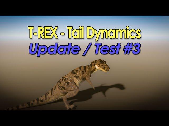 #LIGHTWAVE T-Rex Dance, Tail Dynamics Test 03