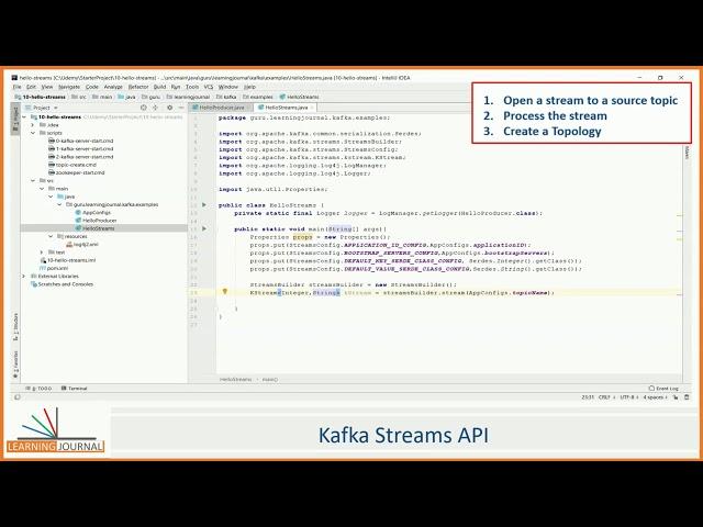 Kafka Streams API - Quick Start - Apache Kafka Tutorial