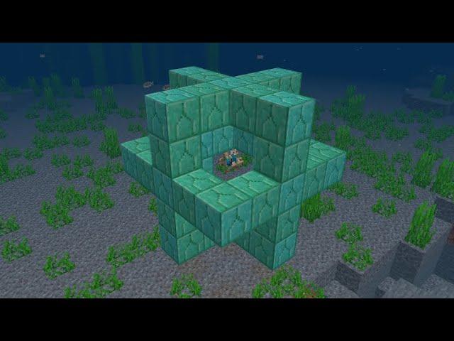 Simple Conduit Tutorial Minecraft 1.20! (Bedrock/Java)