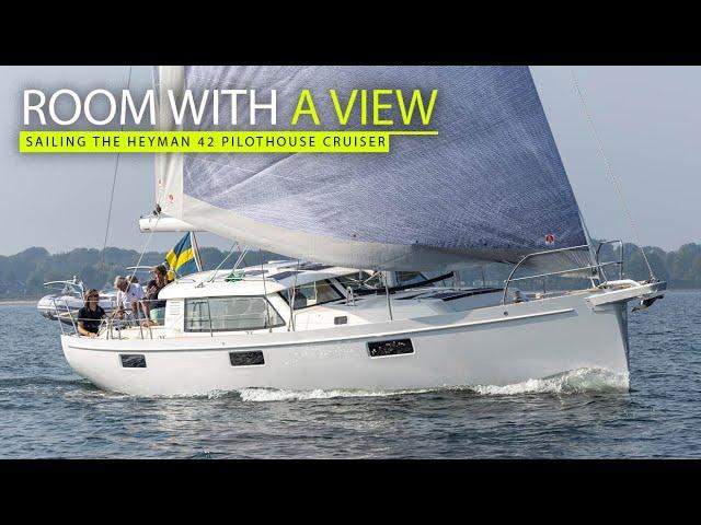 Heyman 42PPH - sailing this handsome new decksaloon cruiser packed with ideas and space...