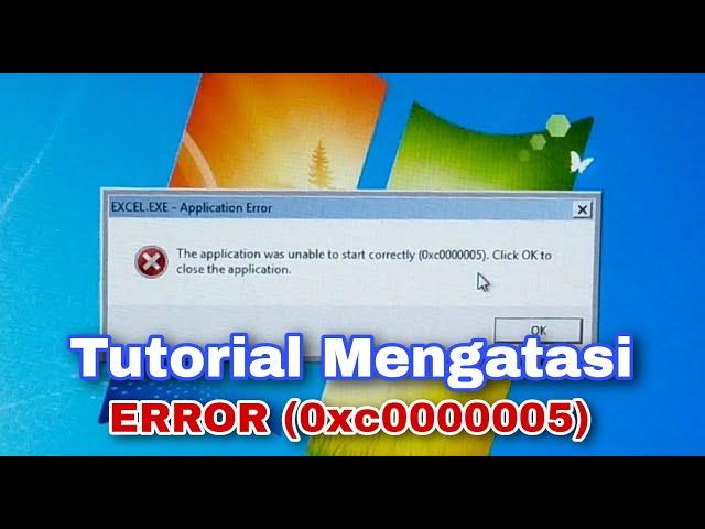 Cara mengatasi Error (0xc0000005) pada laptop/PC di windows