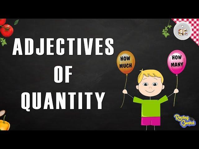 Adjectives Of Quantity | Learning In Elvis’ Kitchen | Grammar For Kids | 7 - 8 Years | Roving Genius